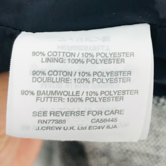 J Crew Size 4 Pencil Skirt Navy Gray - Picture 4 of 5